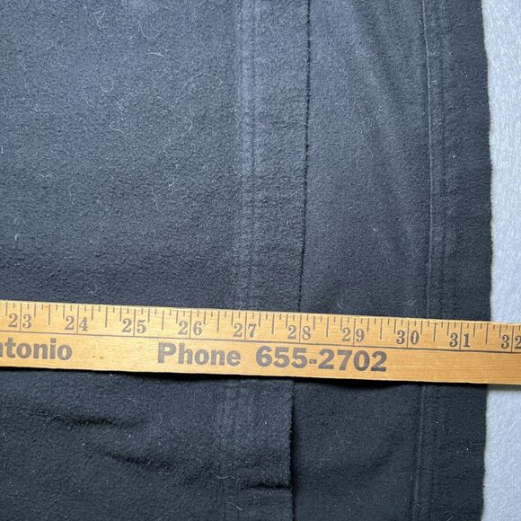 Nautica Competition Quarter Zip Fleece Mens XL Black Gray Vintage 90s Patch - Picture 7 of 8